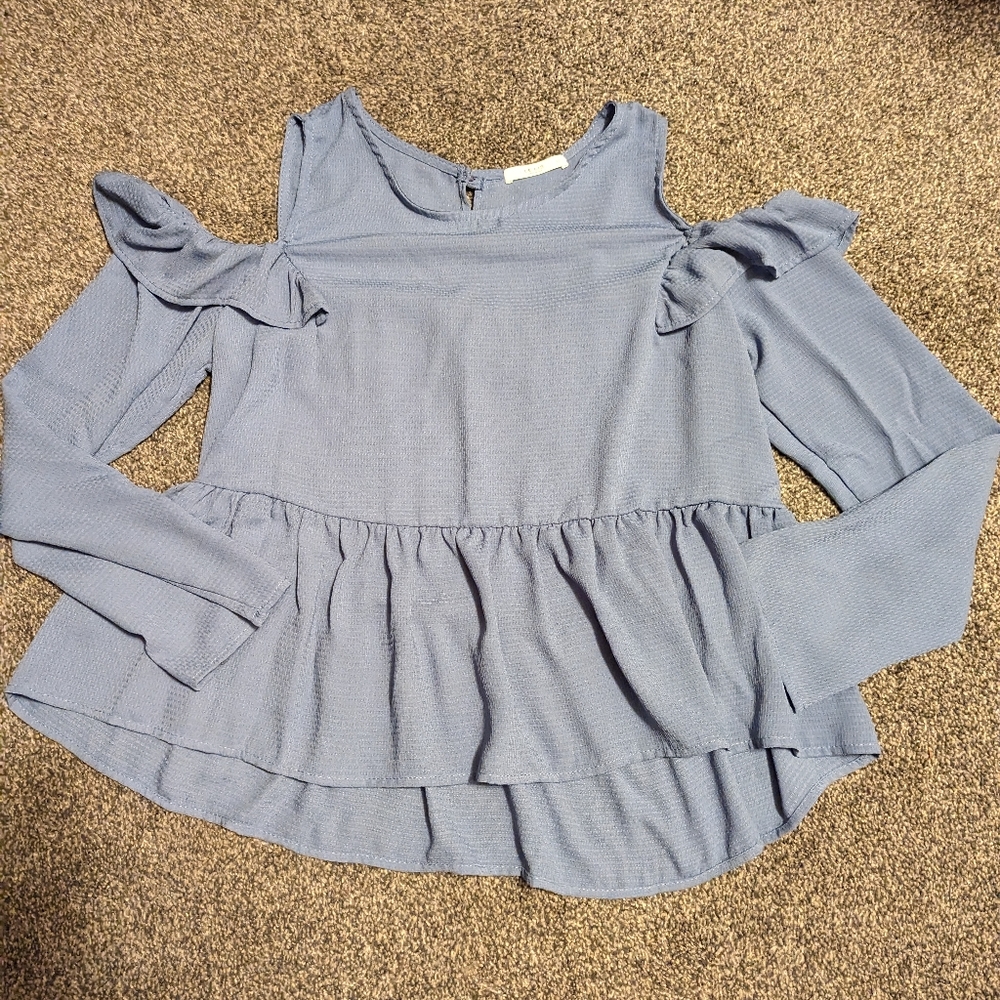 Cold shoulder blouse